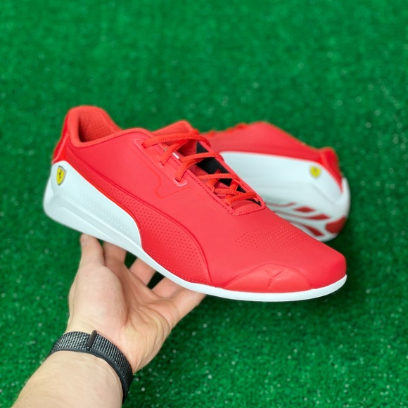 Puma Shoes | Puma Scuderia Ferrari Drift Cat 8 Mens Motorsport Shoes Red 306818-02 New Sz 13 | Color: Red/White | Size: 13 | Clutchswag's Closet